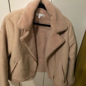 NY & Company creamy pink winter jacket